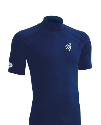 Ascan Shirt Blue 1/2 kurzarm UV-Schutz Rash Vest